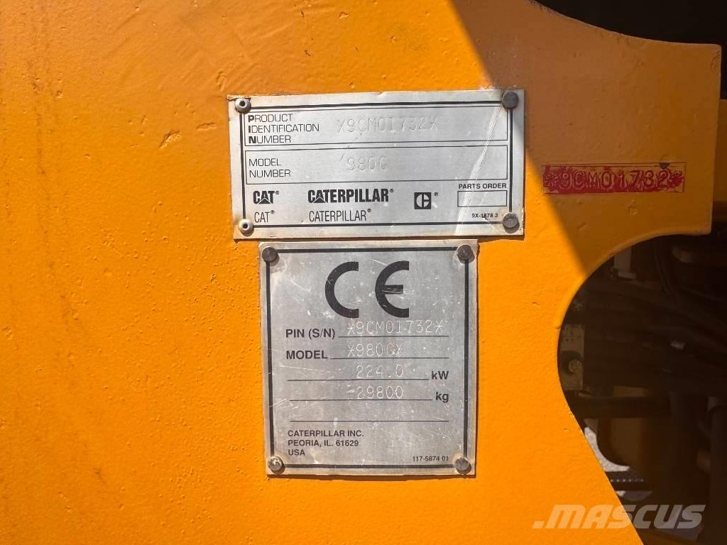 CAT 980 G Incarcator pe pneuri