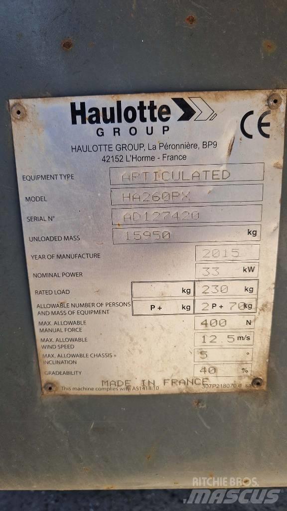 Haulotte HA 260 PX Nacele cu brat articulat