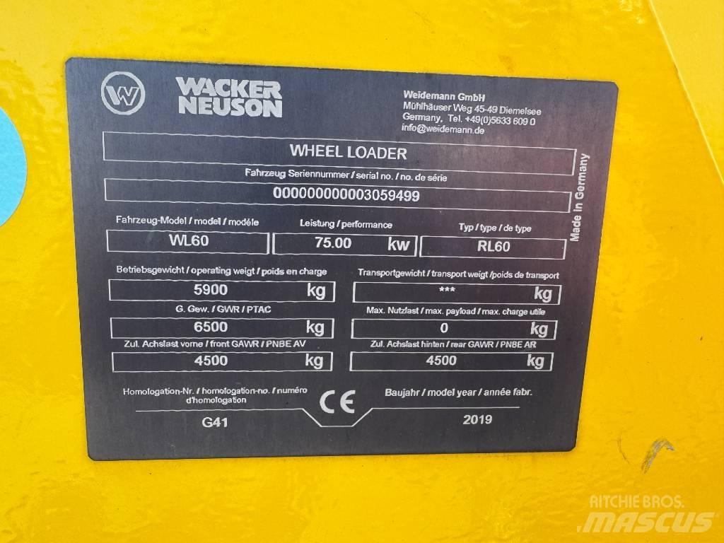 Wacker Neuson WL60 Incarcator pe pneuri