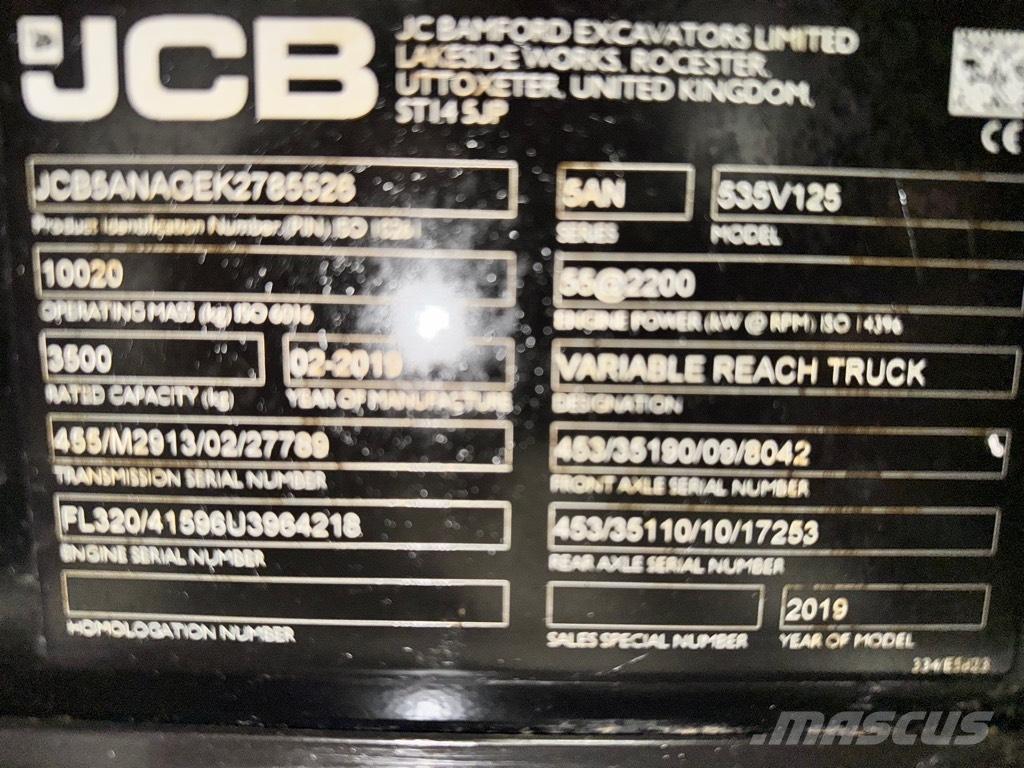 JCB 535-125 Hiviz Stivuitoare telescopice