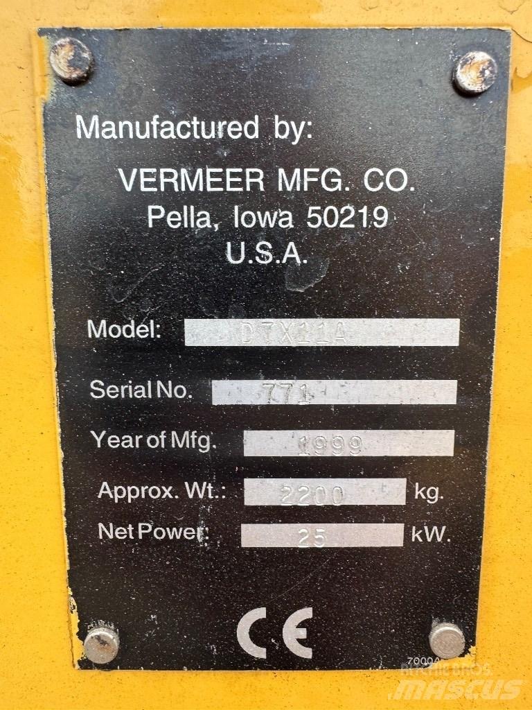 Vermeer D7X11A Instalatii de foraj orizontal