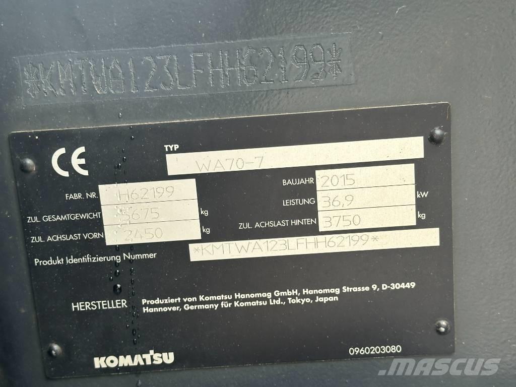 Komatsu WA 70 Incarcator pe pneuri