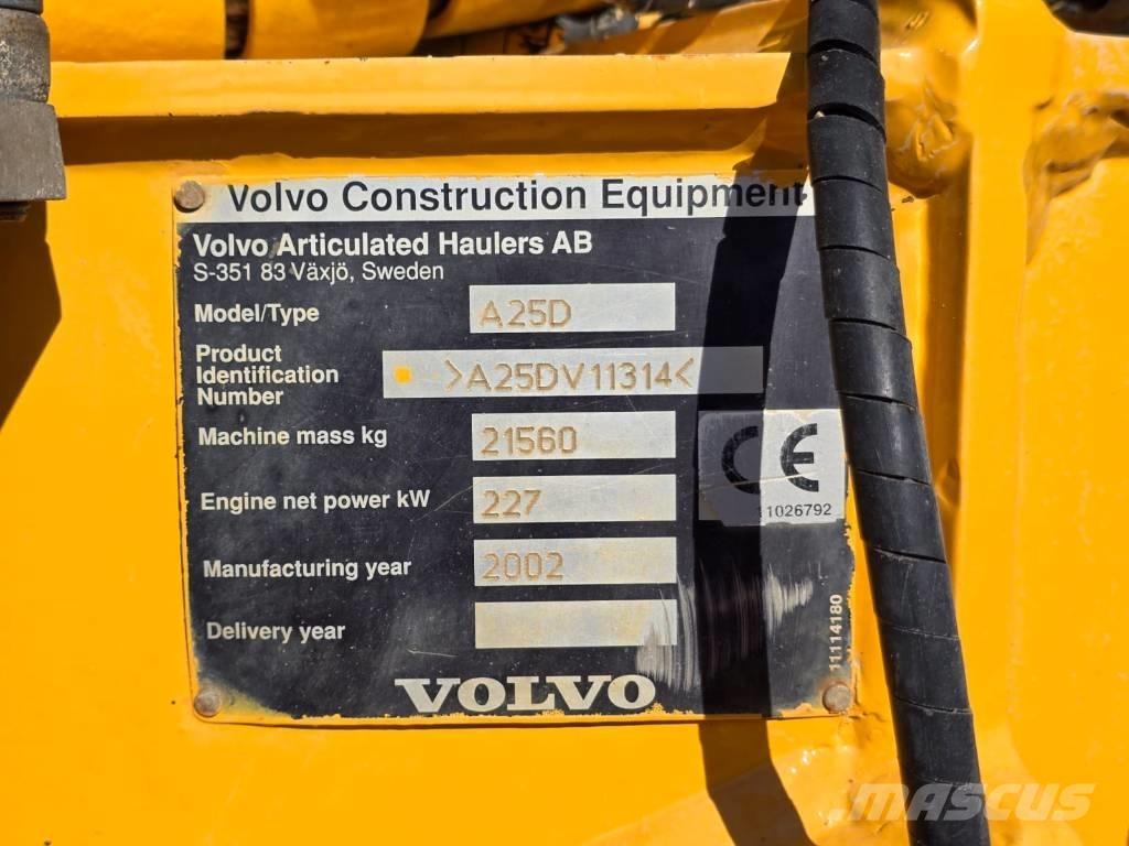 Volvo A25 D Minitractor de teren