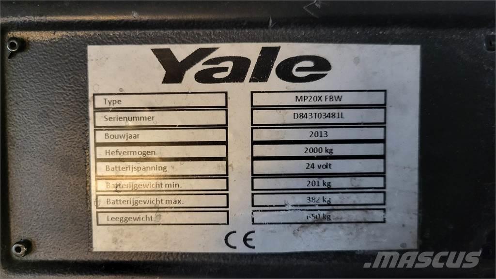 Yale MP20X 2013 Transpaleta manuala