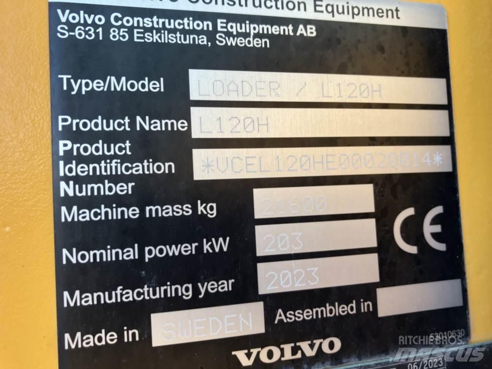 Volvo L120H Incarcator pe pneuri