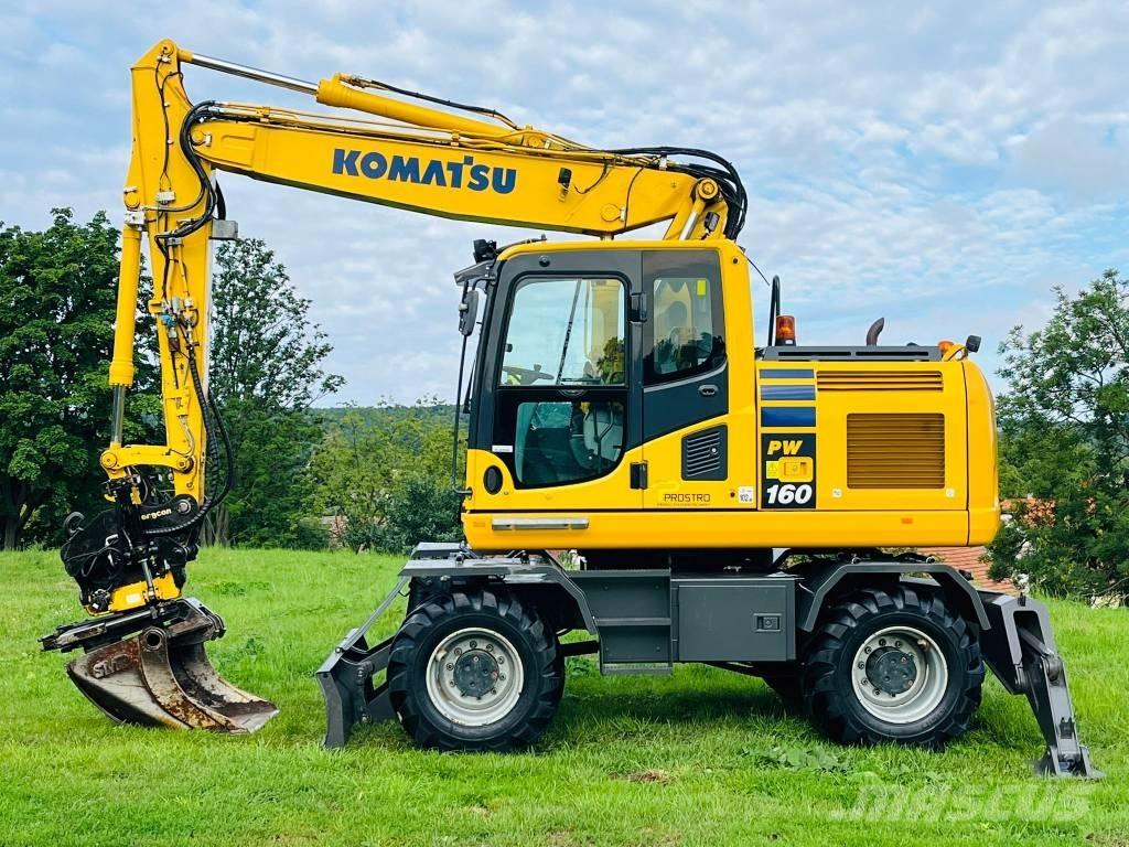 Komatsu PW 160 - 10 Excavatoare cu roti
