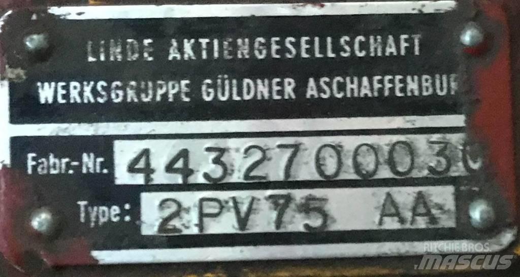 Linde 2PV75 AA Hidraulice