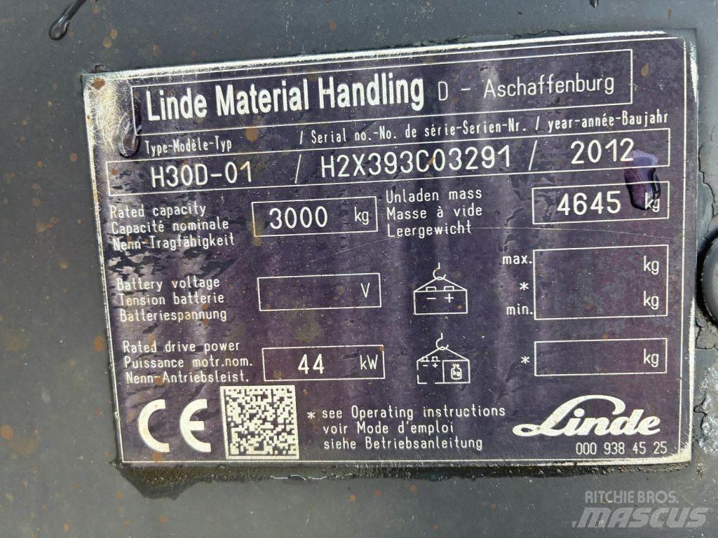 Linde H 30D01 Stivuitor diesel