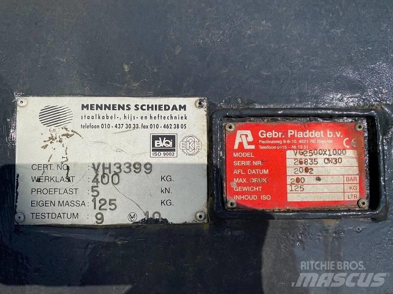 Pladdet VG2500X1000 Alte componente