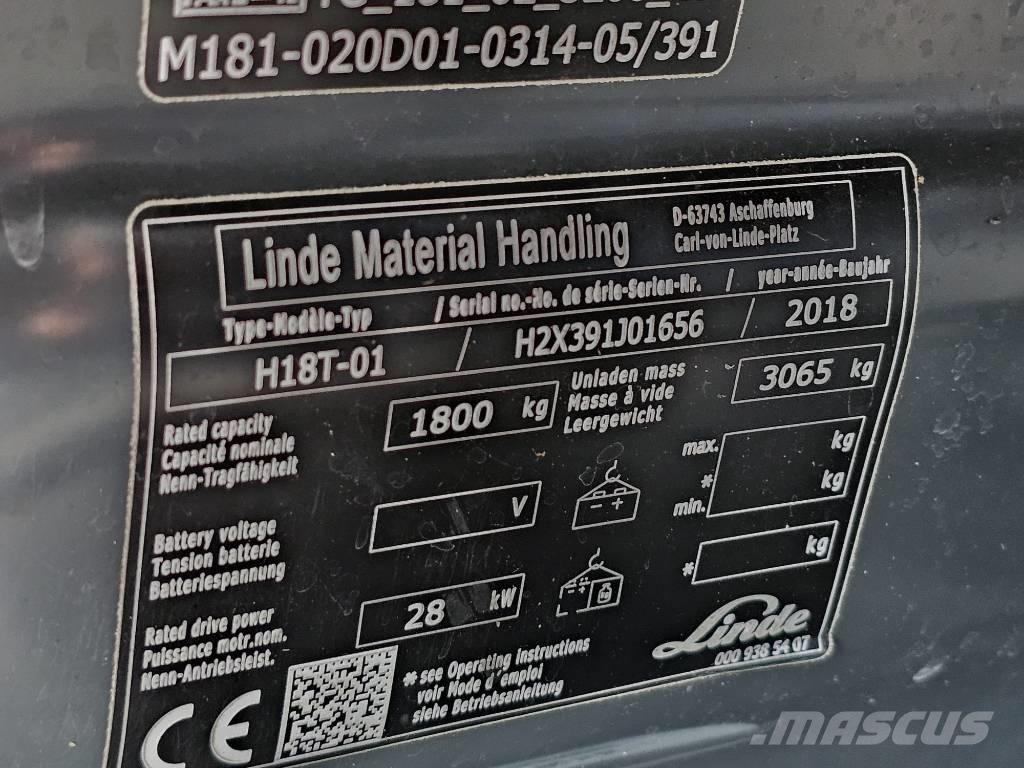 Linde H18T-01 Stivuitor GPL