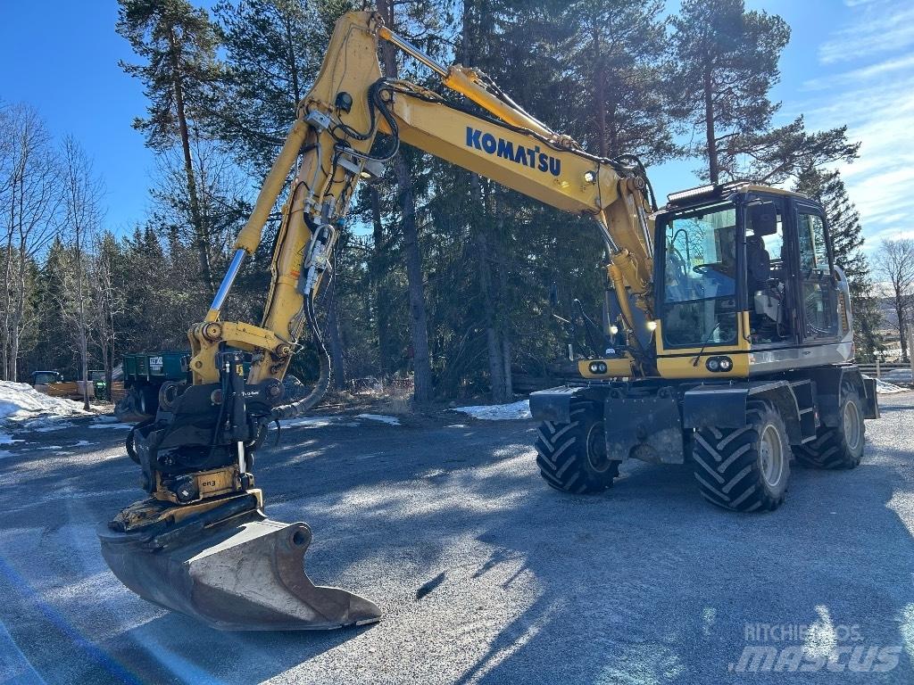 Komatsu PW148 -10 Excavatoare cu roti