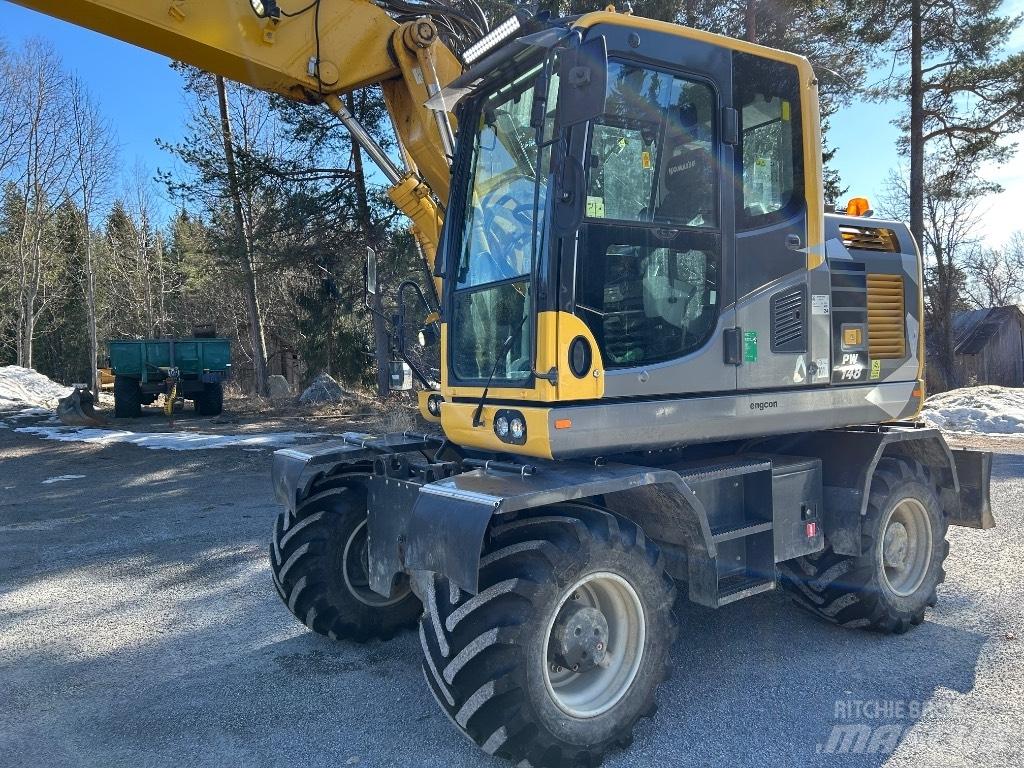 Komatsu PW148 -10 Excavatoare cu roti