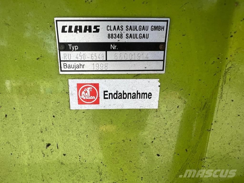 CLAAS RU 450 Xtra Forajere cu autopropulsare