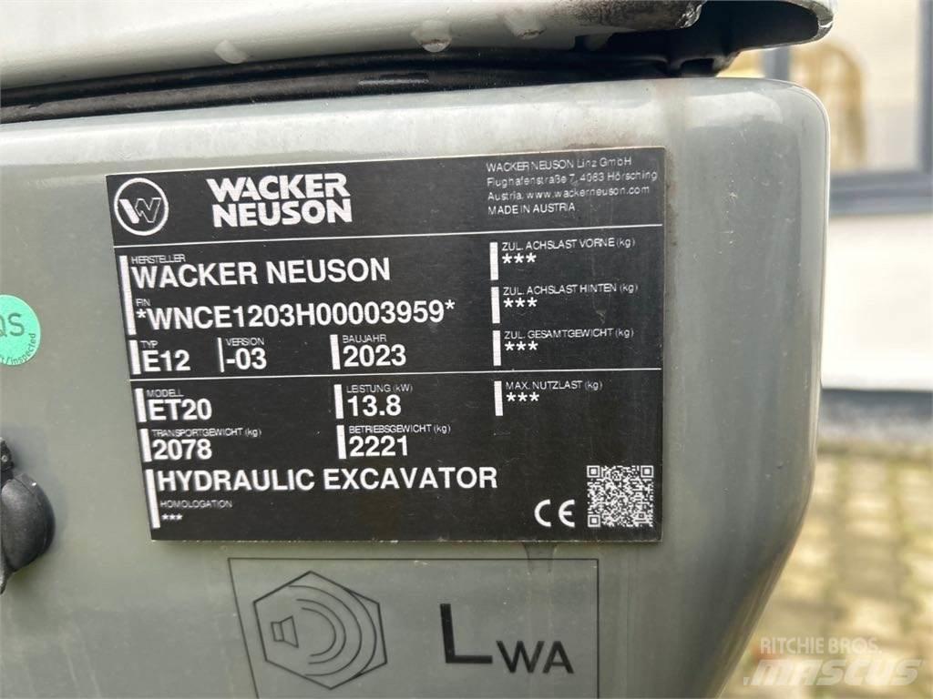 Wacker Neuson ET20 Excavatoare pe șenile
