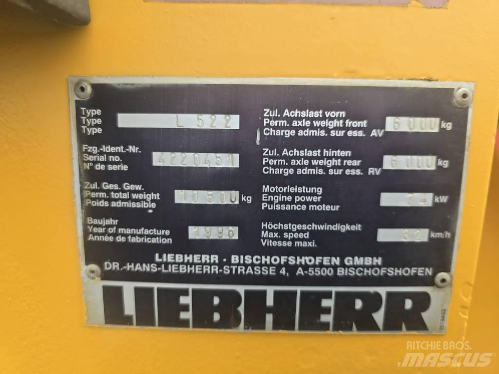 Liebherr L 522 Tractoare