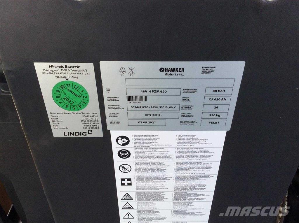 Linde R14G Stivuitor cu catarg retractabil