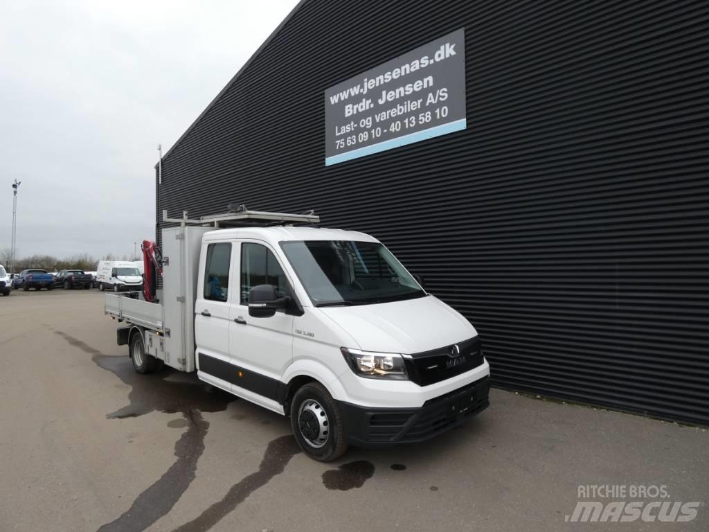 MAN TGE 5.180 Camioane platforma/prelata