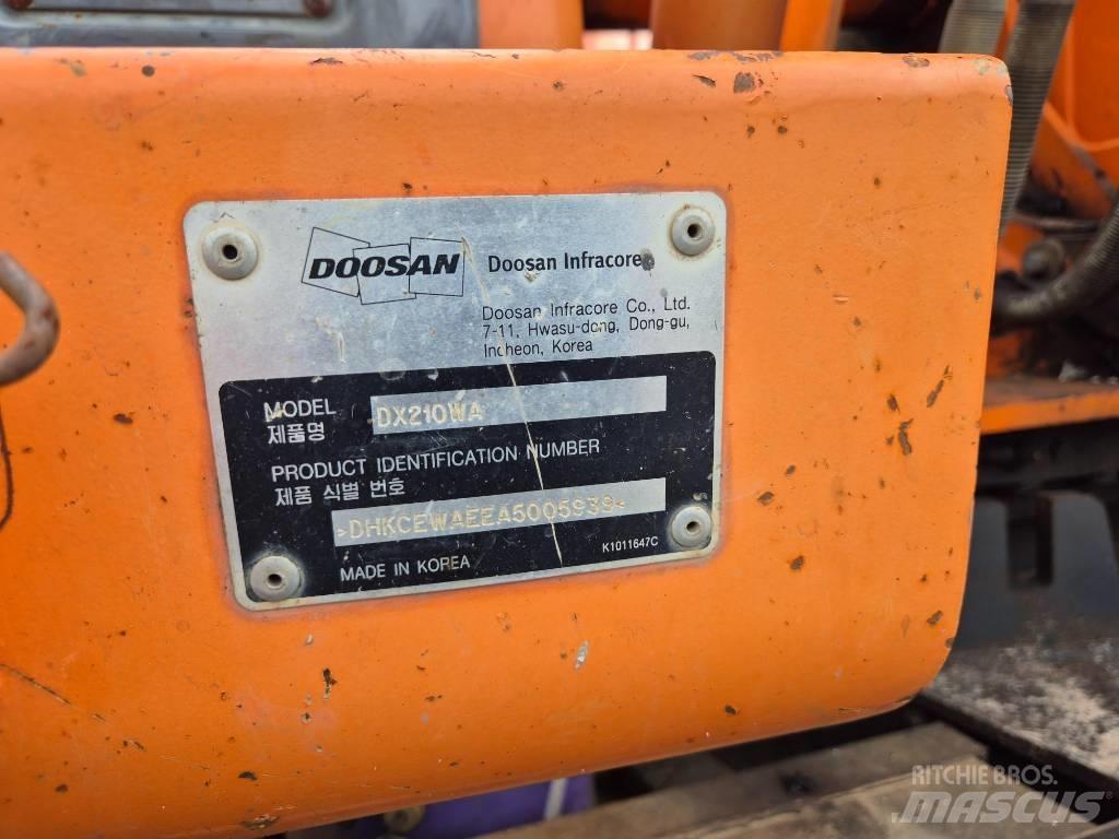 Doosan DX210WA Excavatoare cu roti