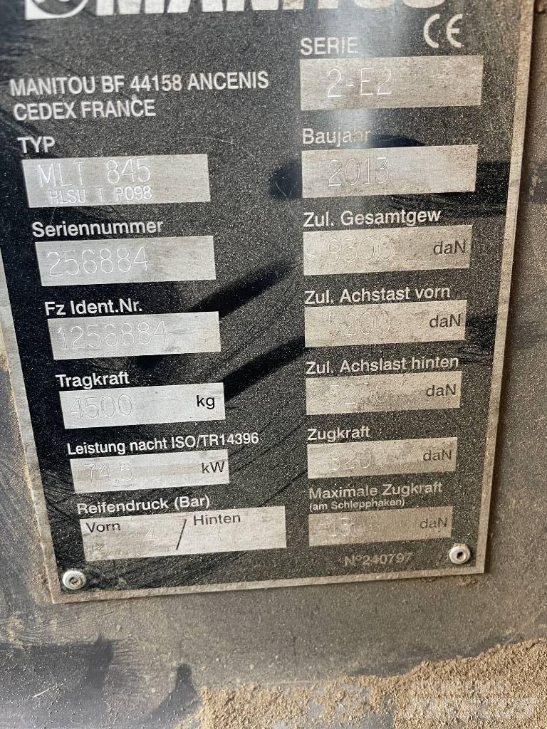 Manitou MLT 845 Manipulatoare agricole
