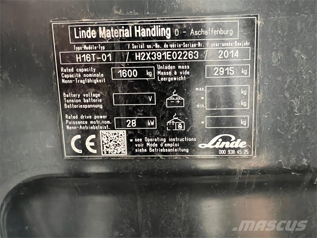 Linde H16T Stivuitor GPL