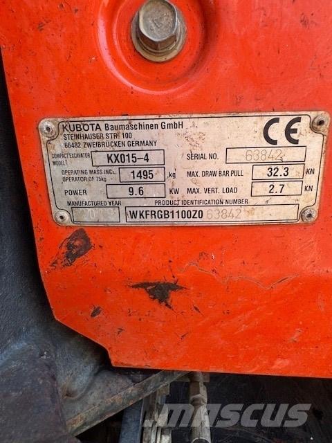 Kubota KX 015-4 Mini excavatoare < 7t
