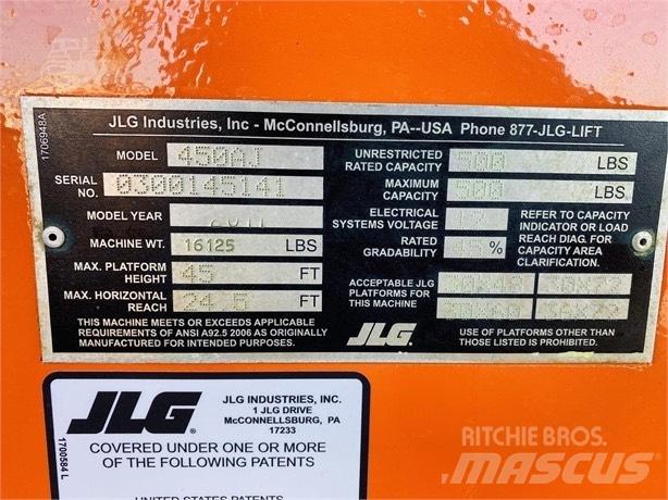 JLG 450 AJ II Nacele cu brat articulat