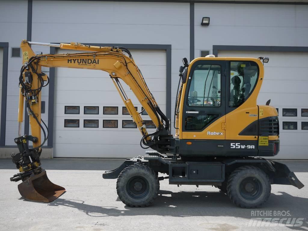 Hyundai R 55W-9A Excavatoare cu roti