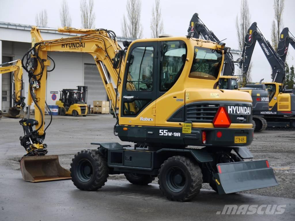 Hyundai R 55W-9A Excavatoare cu roti