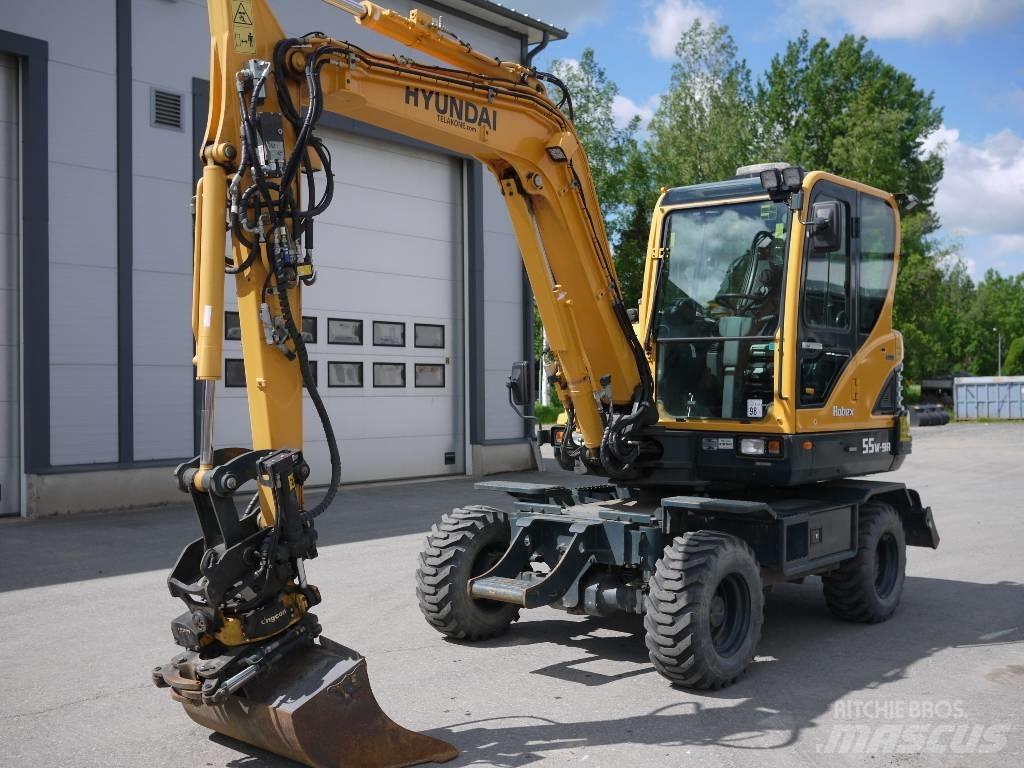 Hyundai R 55W-9A Excavatoare cu roti