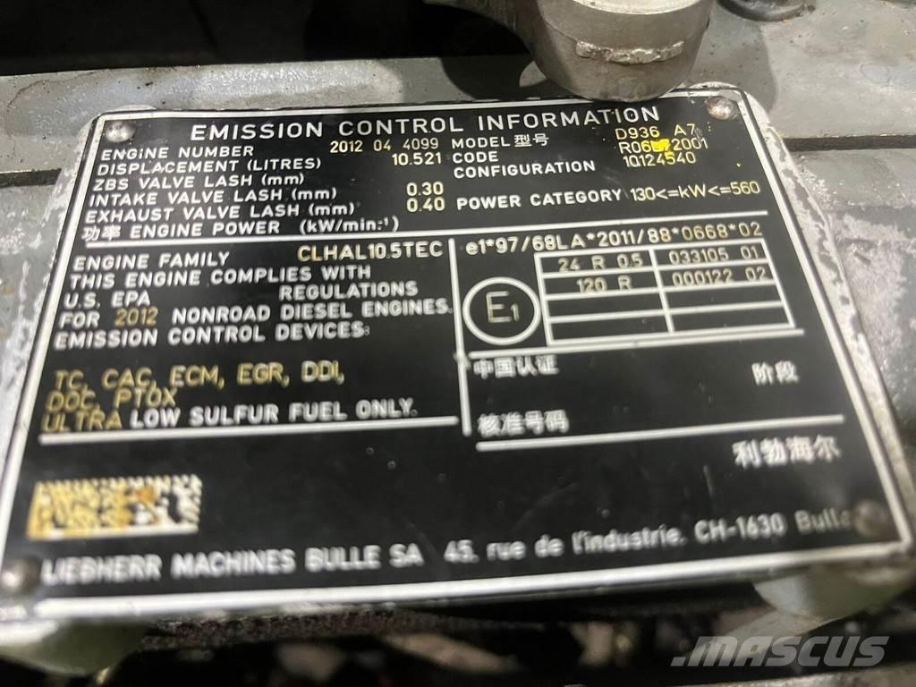 Liebherr D936 A7 Motoare