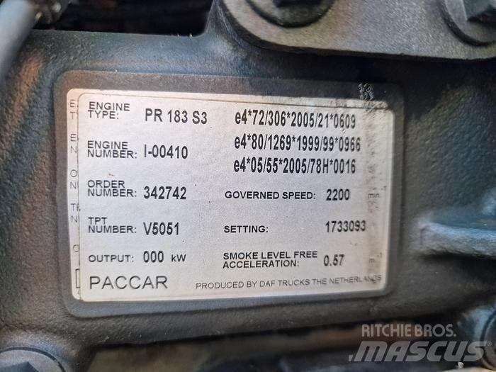 Paccar PR 183 S3 Transport - Altele