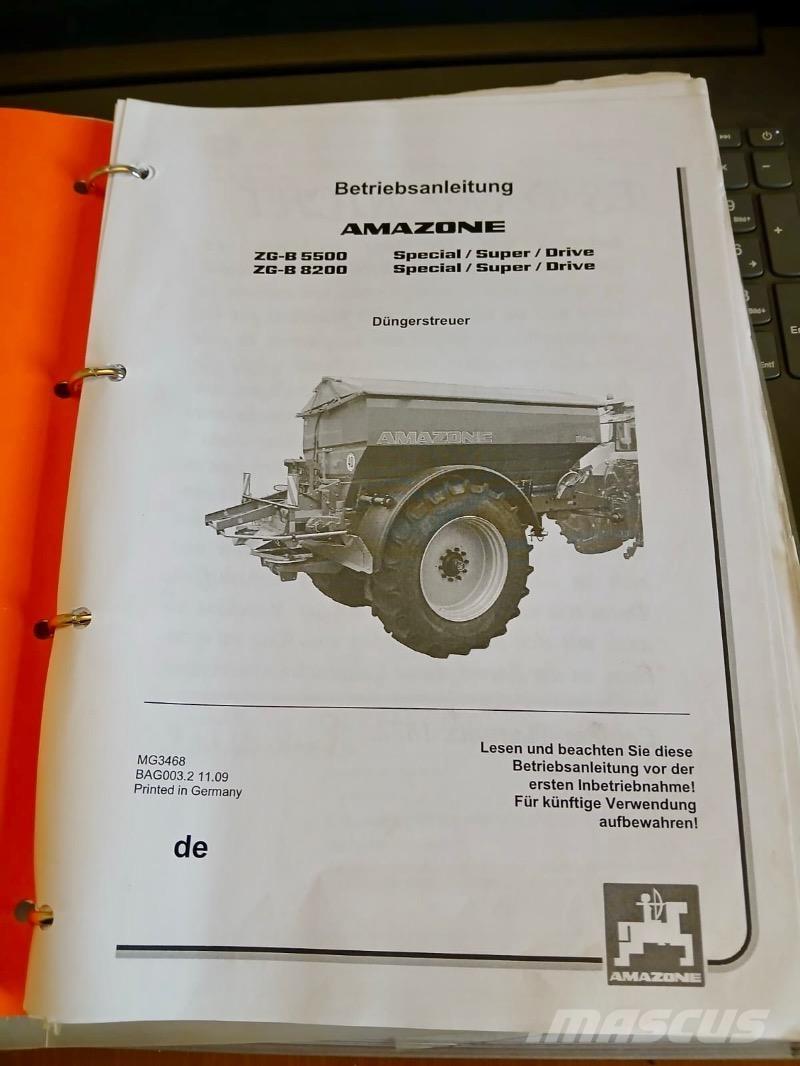 Amazone ZG-B 5500 Împrastierea mineralelor