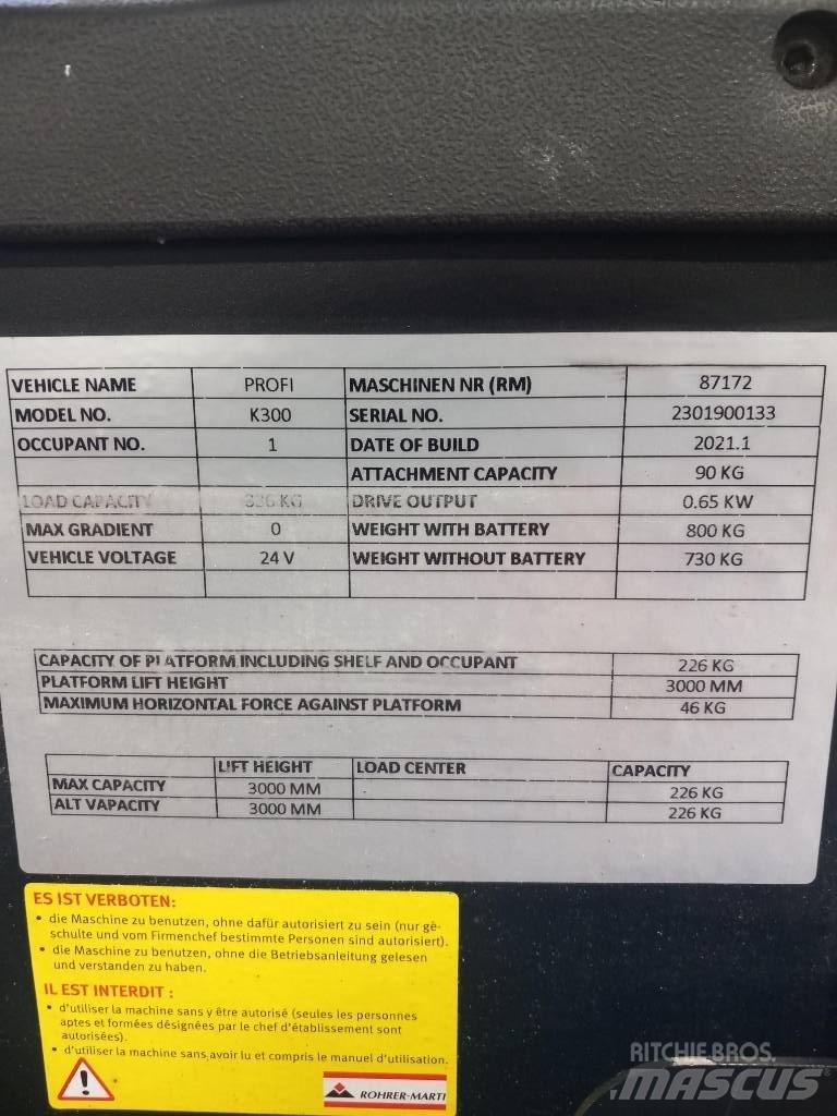 Profi K300 Stivuitoare pentru comisionare(logistica)