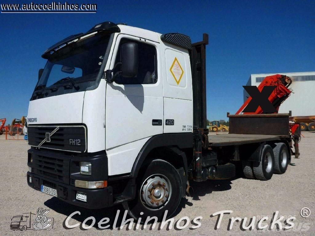 Volvo FH12 420 6x4 Camioane platforma/prelata