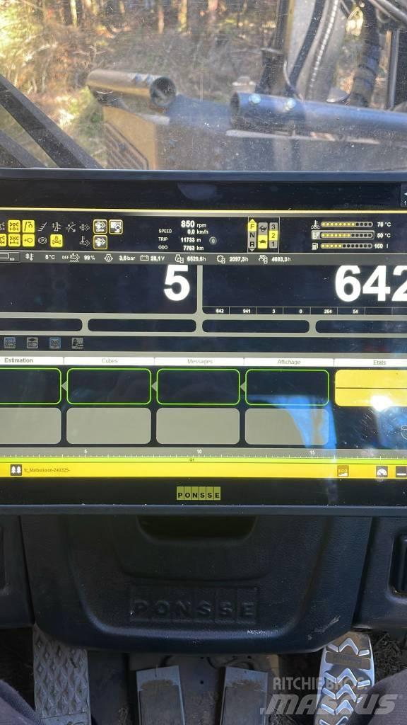 Ponsse Ergo 8W Combine forestiere