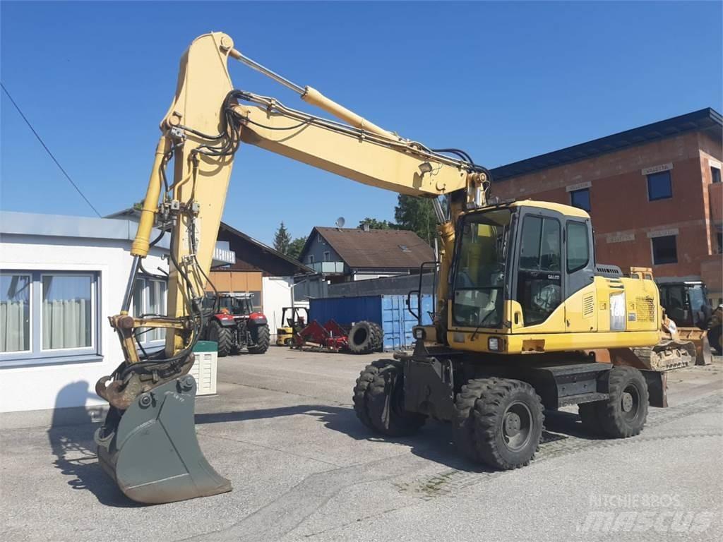 Komatsu PW180-7 Excavatoare cu roti