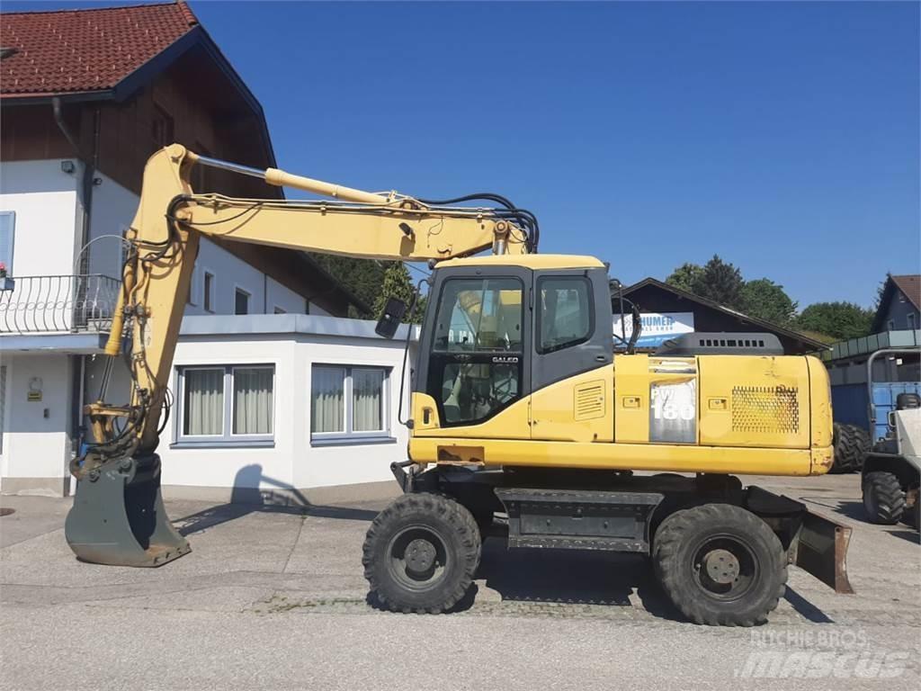 Komatsu PW180-7 Excavatoare cu roti