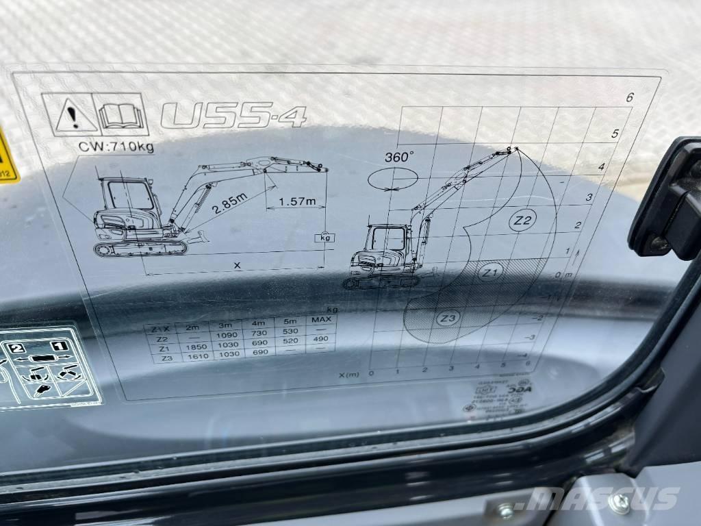 Kubota U 55-4 Mini excavatoare < 7t