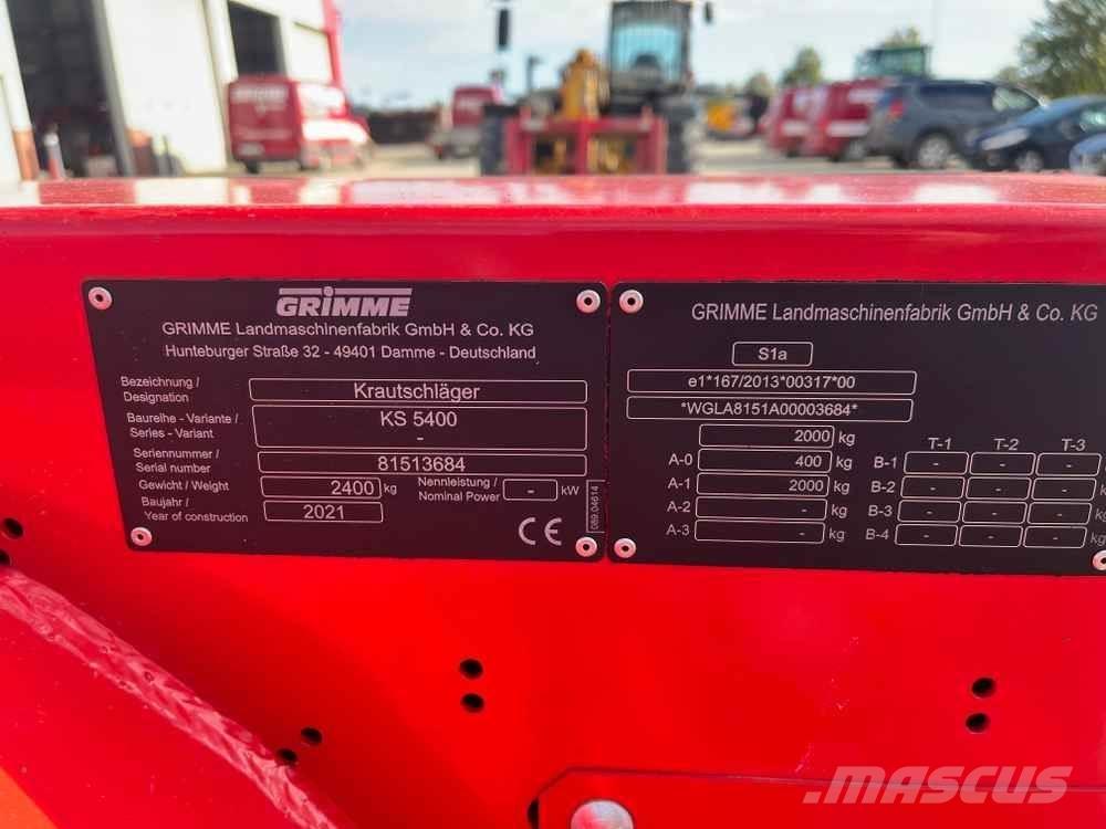 Grimme KS 5400 Echipament cartofi - Altele