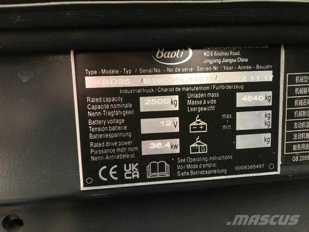 Baoli KBD 25 Stivuitor diesel