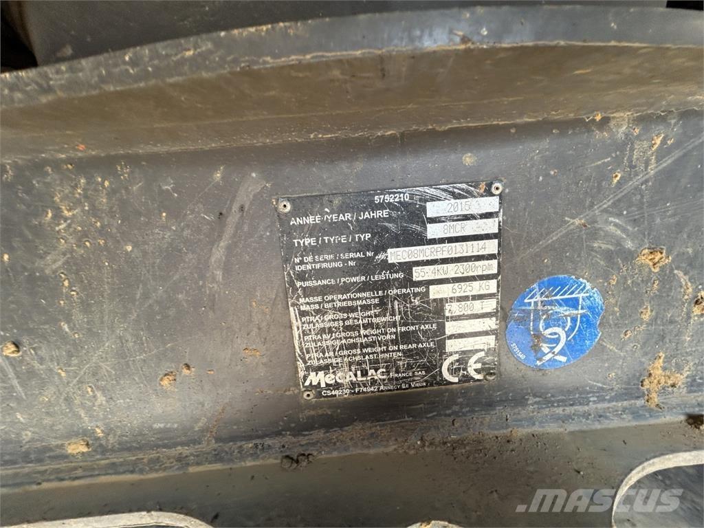 Mecalac 8MCR Excavatoare 7t - 12t