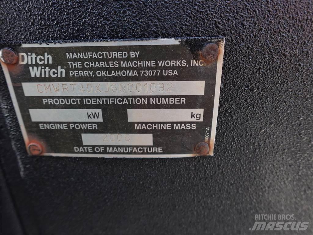 Ditch Witch rt40 Excavatoare de santuri