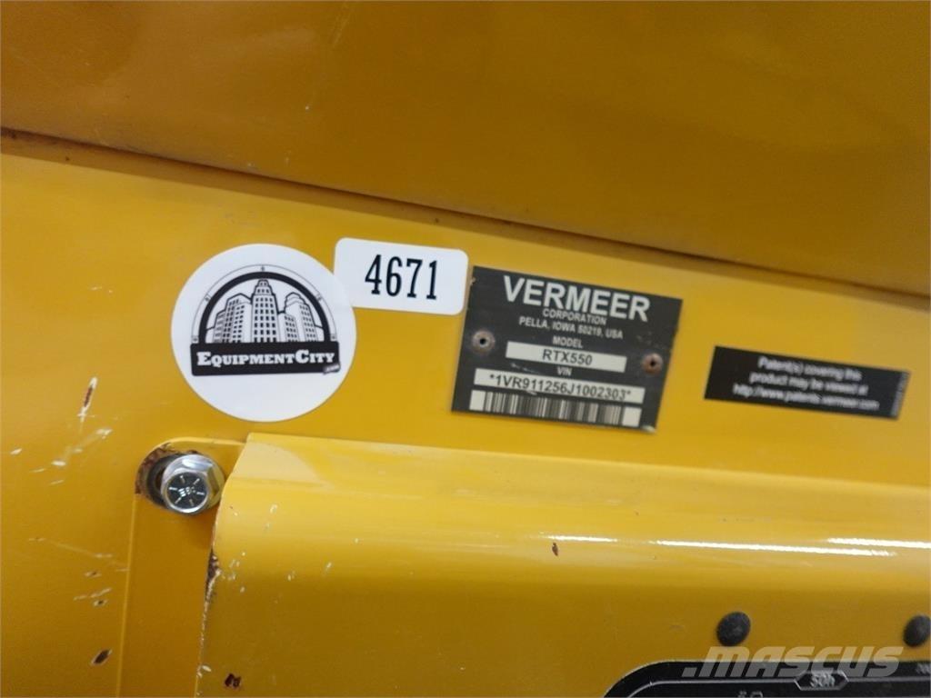 Vermeer RTX550 Excavatoare de santuri