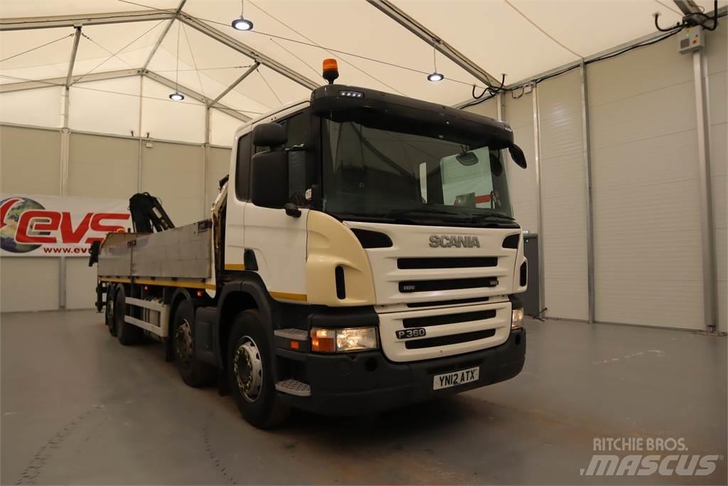 Scania P360 DROPSIDE REAR Macara teren accidentat
