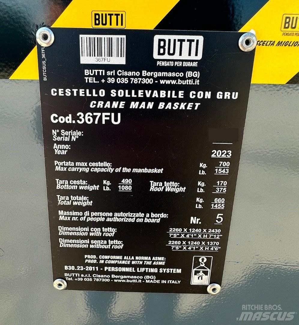 Butti 367FU Piese si echipamente pentru macara