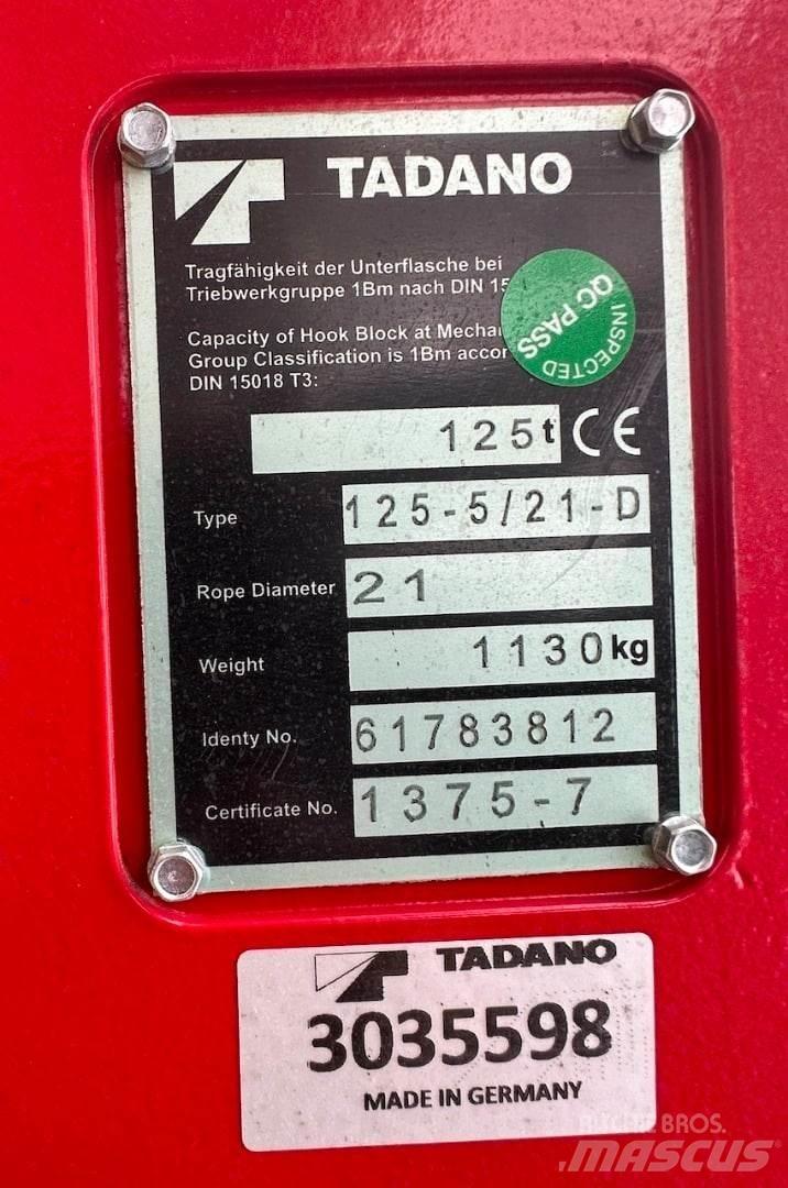Tadano  Piese si echipamente pentru macara