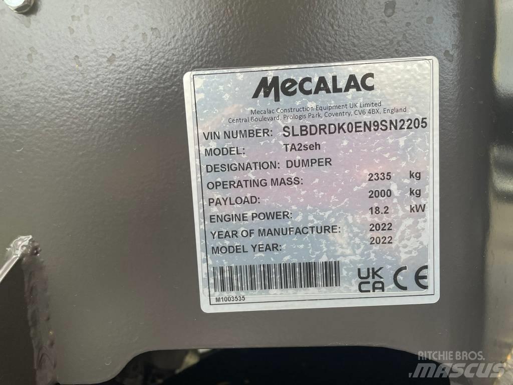 Mecalac TA2SEH Transportoare articulate
