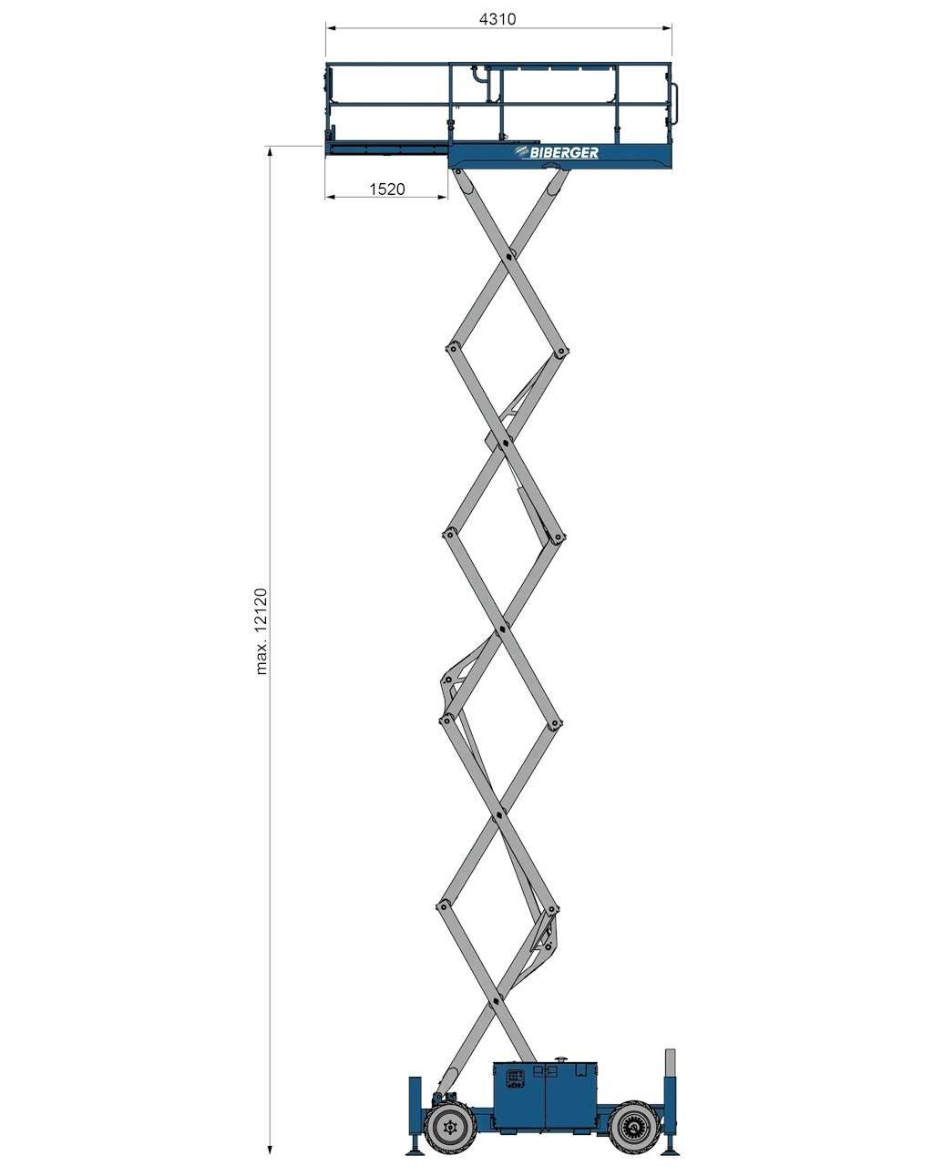 Genie GS 4069 BE Platforme foarfeca