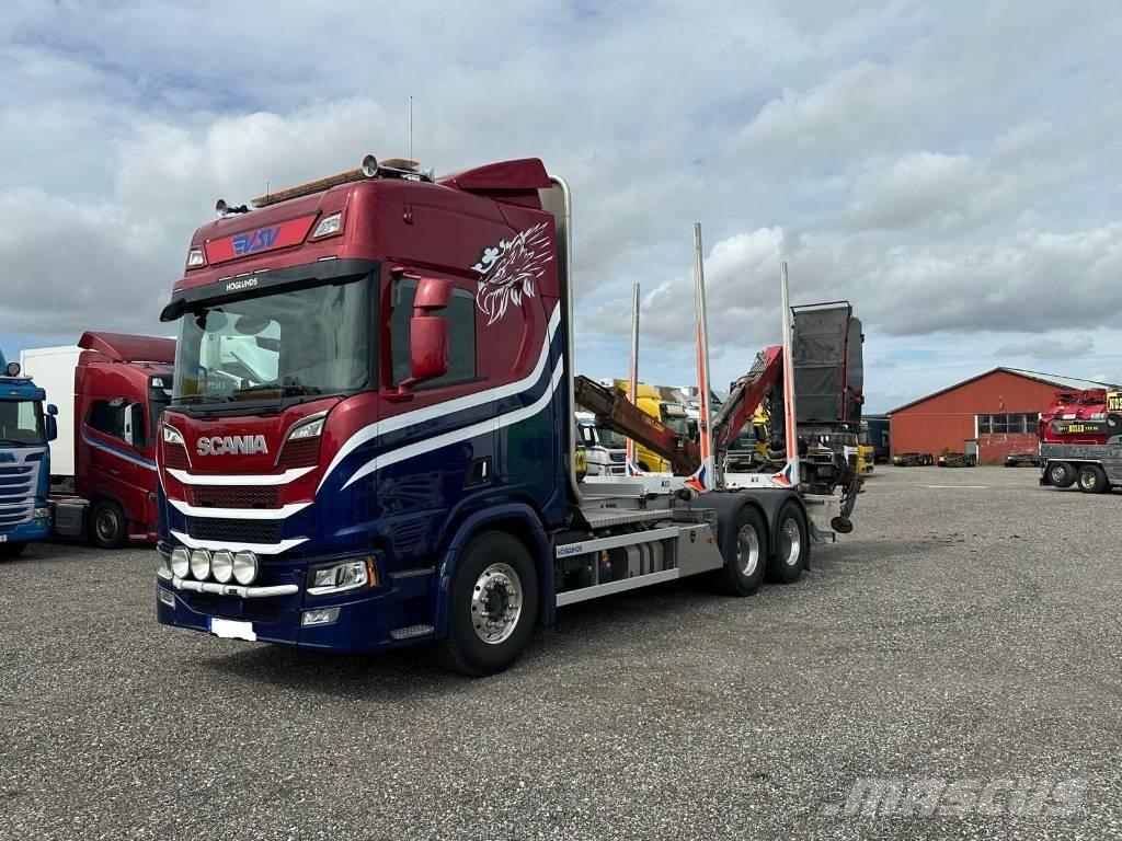Scania R650B 6X4 NB Camion pentru lemne