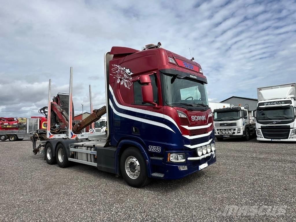 Scania R650B 6X4 NB Camion pentru lemne